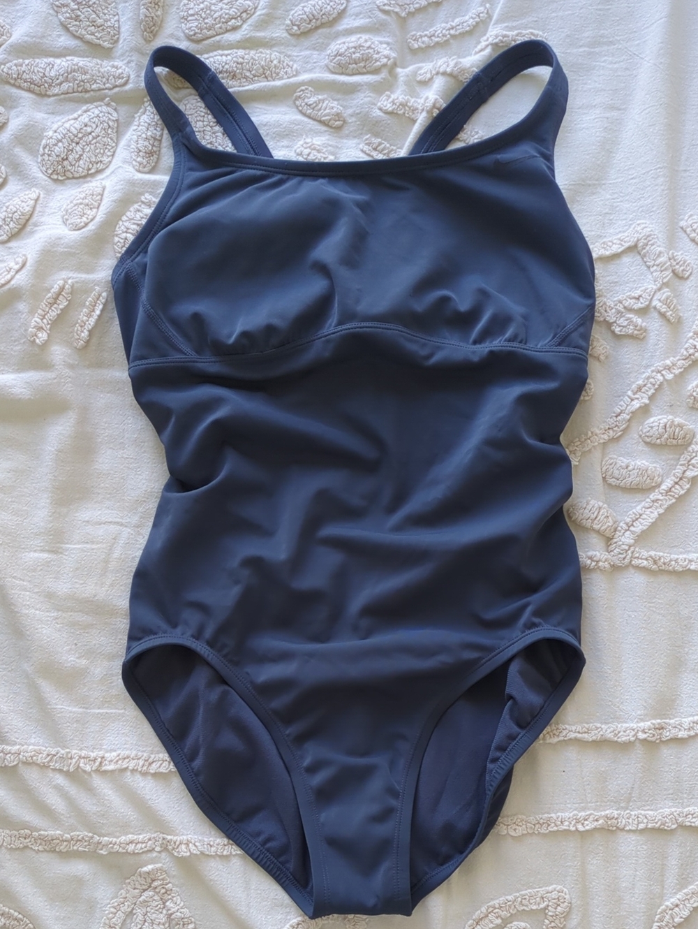 Nike Women's Blue One-Piece Swimsuit